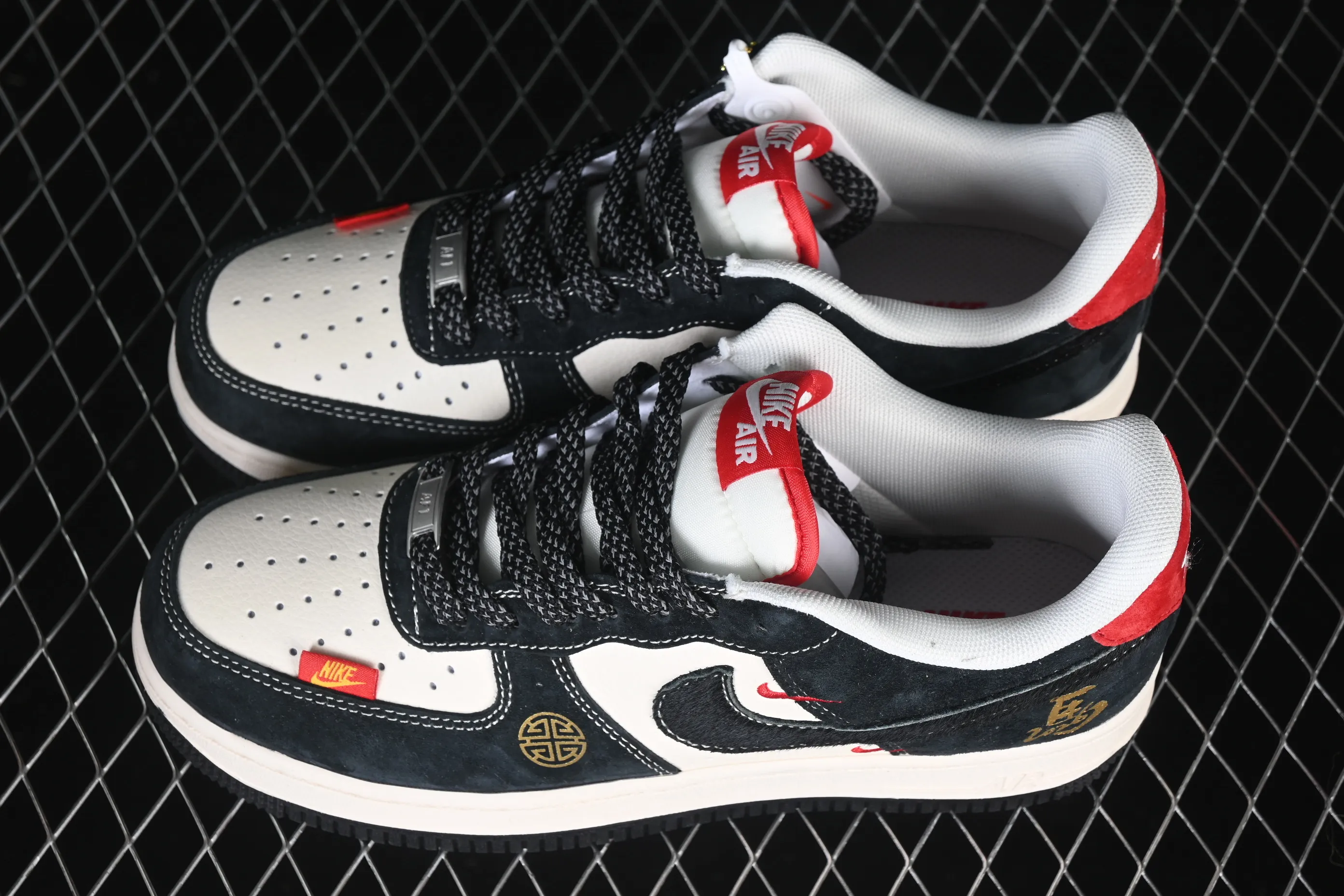 All categories Nk Air Force 1 Air Force series Nk Air Force 1 Low Air Force low-top Nike Air Force 1'07 Low black and white contrast Air Force 1 low-top casual sneakers HT5088-630